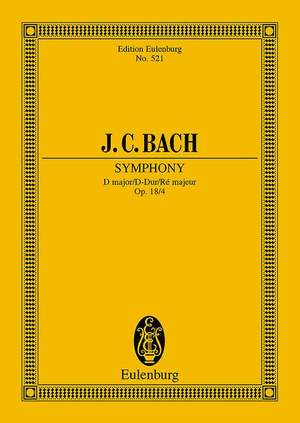Bach, J C: Symphony D major op. 18/4