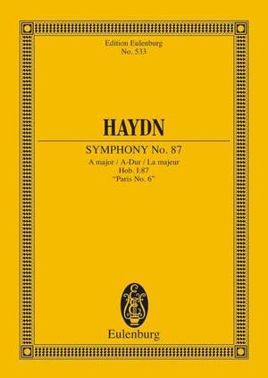 Haydn, J: Symphony No. 87 A major Hob. I: 87