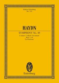 Haydn, J: Symphony No. 49 F minor Hob. I: 49