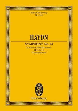 Haydn, J: Symphony No. 44 E minor Hob. I: 44