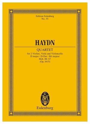 Haydn, J: String Quartet D major, "Lerchen" op. 64/5 Hob. III: 63