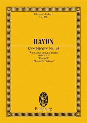 Haydn, J: Symphony No. 45 F# minor Hob. I: 45