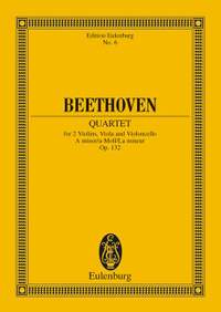 Beethoven, L v: String Quartet A minor op. 132