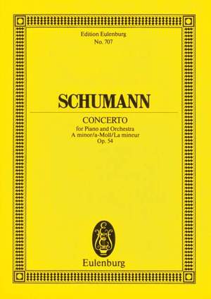 Schumann, R: Piano Concerto A minor op. 54