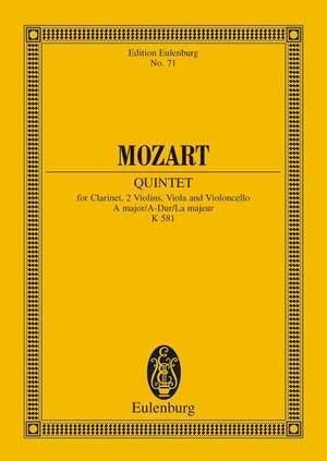 Mozart, W A: Quintet A major KV 581