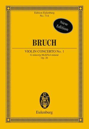 Bruch, M: Violin Concerto No. 1 G minor op. 26