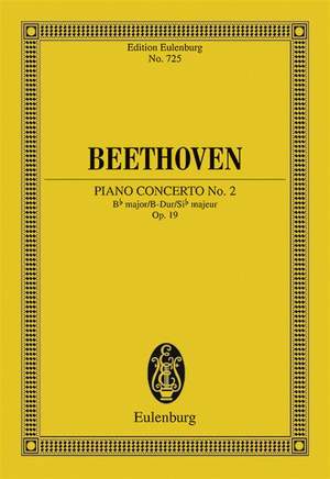 Beethoven, L v: Piano Concerto No. 2 Bb major op. 19