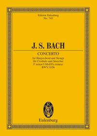 Bach, J S: Concerto F minor BWV 1056