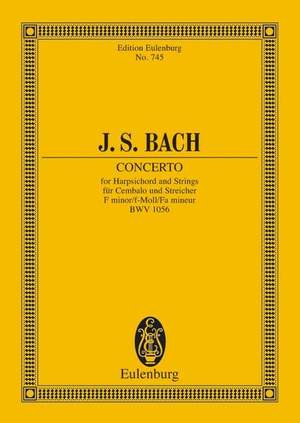 Bach, J S: Konzert f-Moll F minor BWV 1056