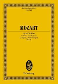 Mozart, W A: Concerto G Major KV 216