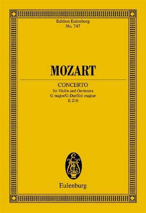 Mozart, W A: Concerto G Major KV 216