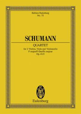 Schumann, R: Streichquartett F-Dur F major op. 41/2
