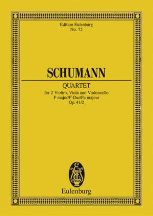 Schumann, R: String Quartet F major op. 41/2
