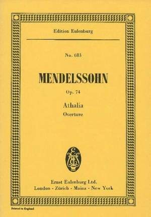 Mendelssohn: Athalia op. 74