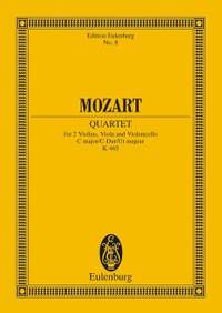 Mozart, W A: String Quartet C major KV 465