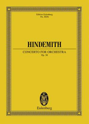 Hindemith, P: Concerto for Orchestra op. 38