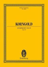 Korngold, E W: Symphony in F# op. 40