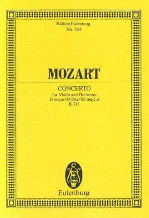 Mozart, W A: Concerto D major KV 211