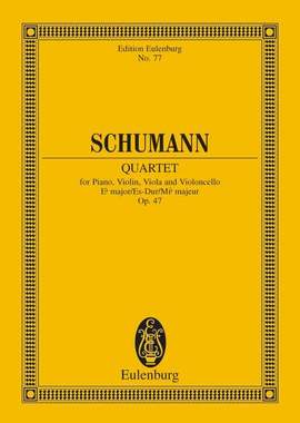 Schumann, R: Klavierquartett Es-Dur E flat major op. 47
