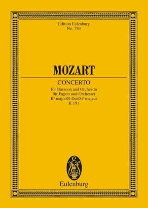 Mozart, W A: Concerto Bb major KV 191