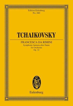 Tchaikovsky: Francesca da Rimini op. 32 CW 43
