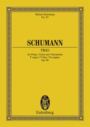 Schumann, R: Piano Trio F major op. 80