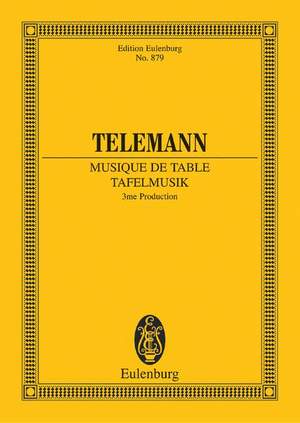 Telemann: Musique de table
