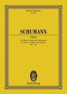 Schumann, R: Klaviertrio g-Moll G minor op. 110