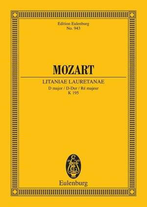 Mozart, W A: Litaniae Lauretanae KV 195