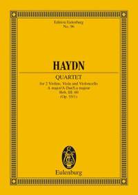 Haydn, J: String Quartet A major op. 55/1 Hob. III: 60