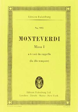 Monteverdi/Gombert: Messa No. I