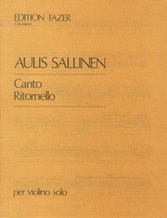 Sallinen, A: Canto / Ritornello