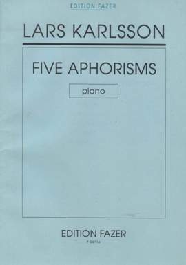 Karlsson, L: Five Aphorisms