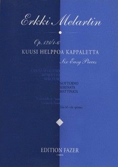 Melartin, E: Six Easy Pieces op. 121