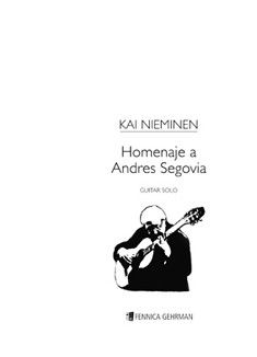 Nieminen, K: Hommage A Andres Segovia