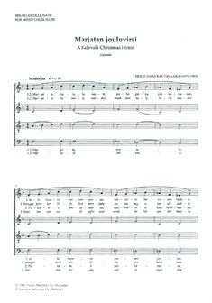 Rautavaara, E: Marjatan jouluvirsi / A Kalevala Christman Hymn