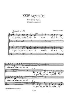 Sisask, U: Gloria patri - Agnus Dei op. 17
