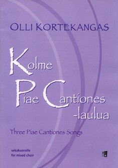Kortekangas, O: Three Piae Cantiones Songs