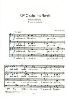 Sisask, U: Gloria patri No 14,15O salutaris Hostia / Ave verum Corpus op. 17