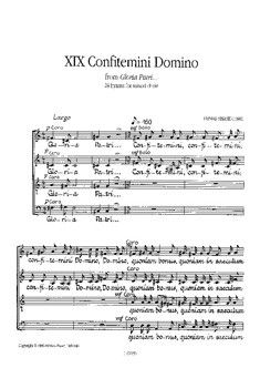 Sisask, U: Gloria patri - Confitemini Domino op. 17