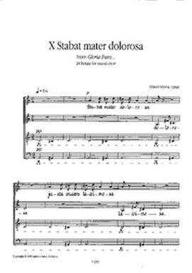Sisask, U: Gloria patri - Stabat Mater dolorosa op. 17