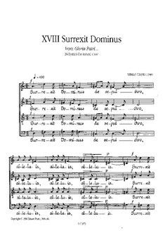 Sisask, U: Gloria patri - Surrexit Dominus op. 17