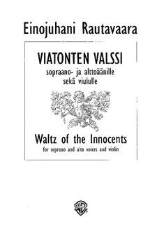 Rautavaara, E: Waltz of the Innocents