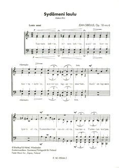 Sibelius, J: 6 Songs op. 18