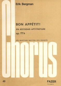 Bergman, E: Bon appétit No. 49