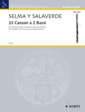 Selma y Salaverde, B d: 23 Canons and Two Basses
