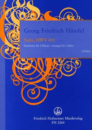 Handel, G F: Suite a-Moll HWV 452