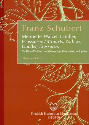 Schubert, F: Menuette, Walzer, Ländler, Ecossaisen