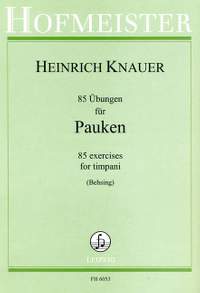 Knauer, H: 85 Übungen für Pauken