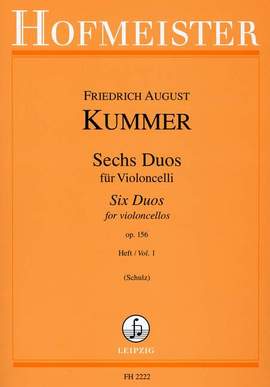 Kummer, F A: Sechs Duos für Violoncelli op. 156 Vol. 1